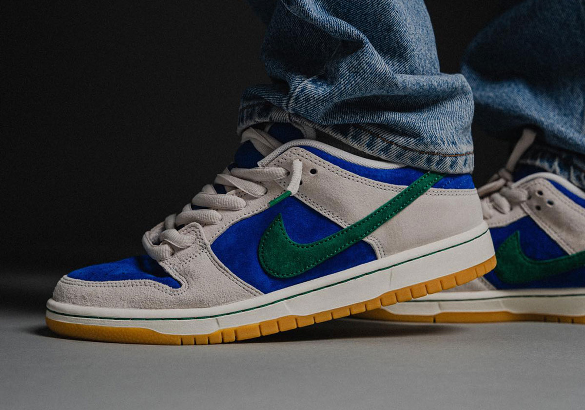 The Nike SB Dunk Low "Malachite/Hyper Royal" Releases On April 24th