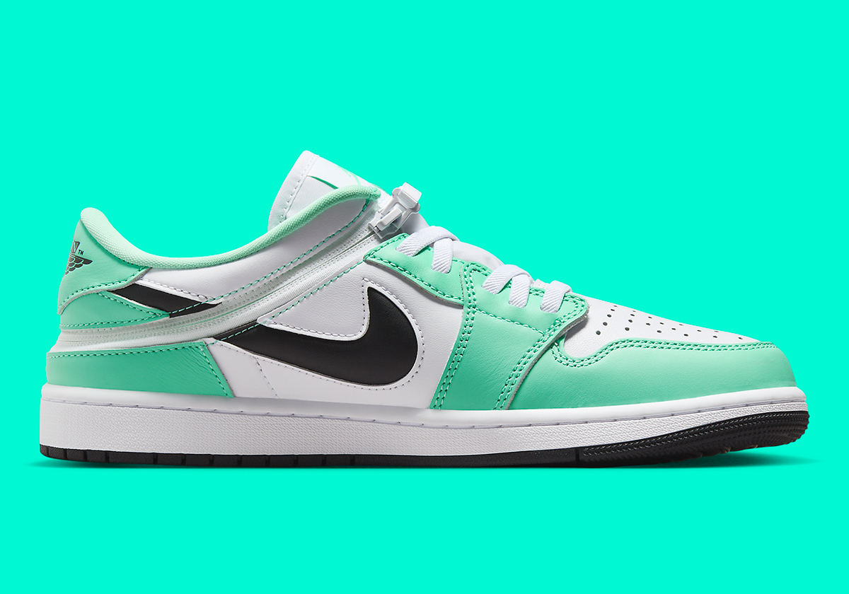 Air Jordan 1 Low Flyease Easy On Green Glow Black Dm1206 131 4