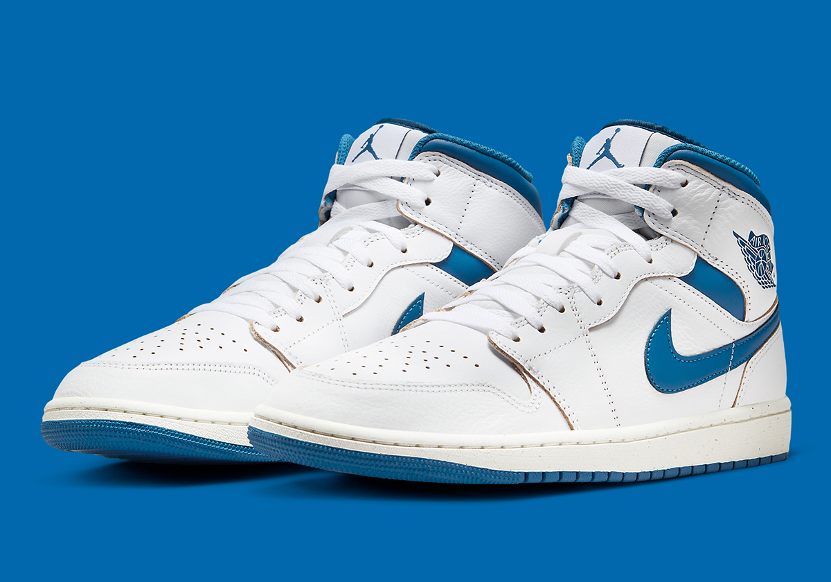 The Air Jordan 1 Mid Evokes Mike's Beginnings in "Industrial Blue"