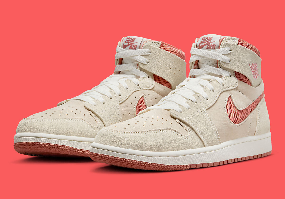 The Air Jordan 1 Zoom CMFT 2 Keeps Love In The Air With "Tan/Salmon"