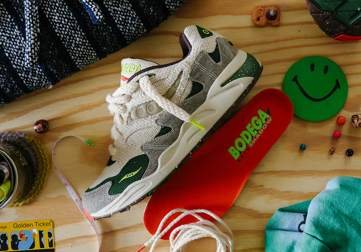 The Bodega x Saucony Grid Shadow 2 “Jaunt Woven” Is Dropping Again On March 1st
