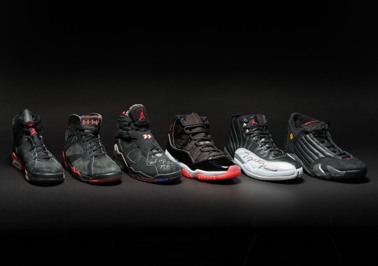 All Six Of Michael Jordan’s Game Worn NBA Finals Clinching Shoes Sell For $8 Million