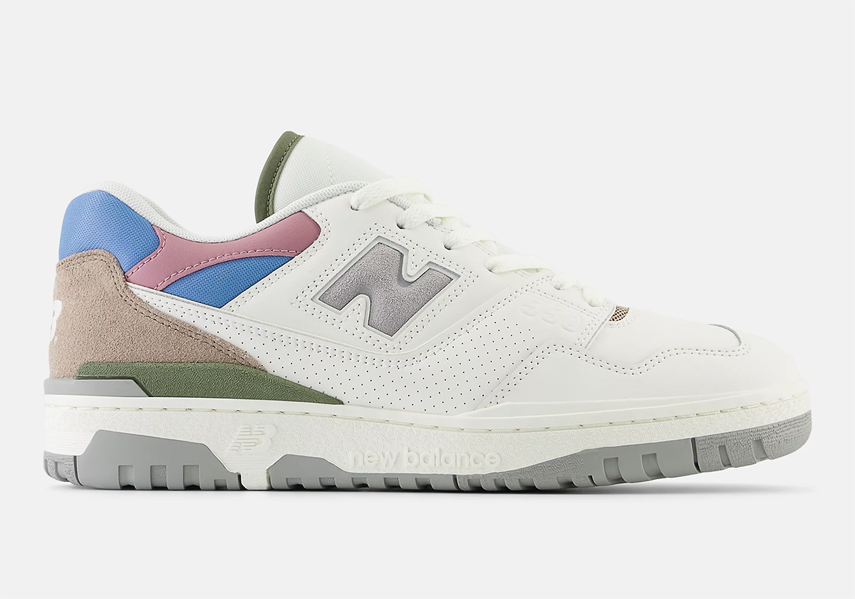 New Balance 550 Sea Salt Pink Blue Bb550pga 1