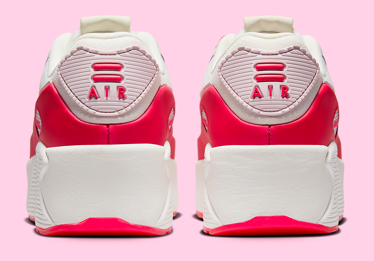 Nike Air Max 90 Lv8 Sail Red Pink Hf5073 133 5