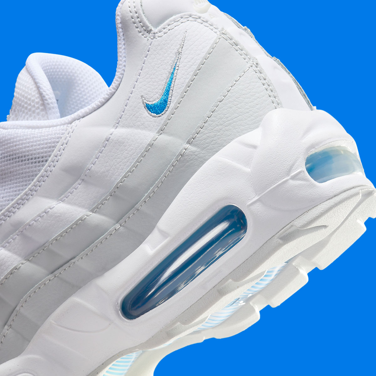 Nike Air Max 95 White Grey Photo Blue Hf0121 1004