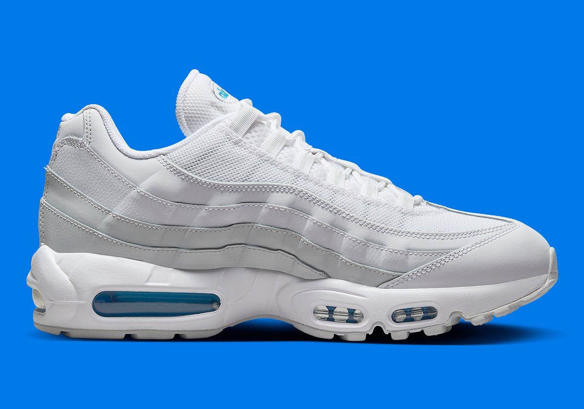 Nike Air Max 95 White Grey Photo Blue Hf0121 1008