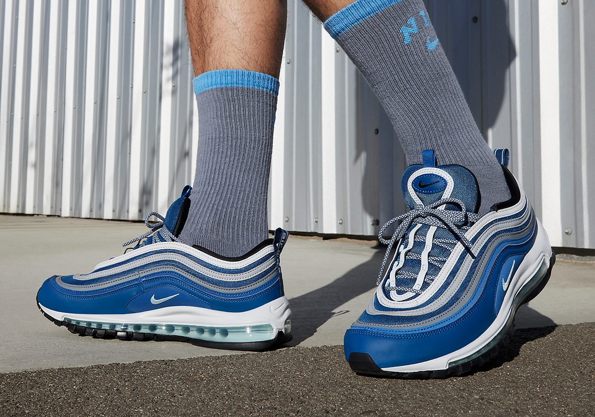 Nike Air Max 97 Court Blue Glacier Blue Pure Platinum Fn6957 400 2