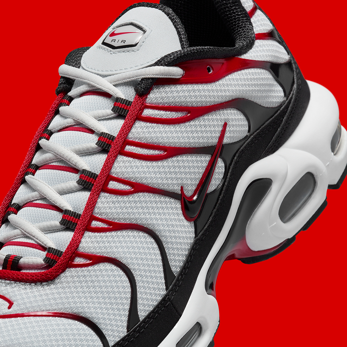 Nike Air Max Plus Black White Red Fn6949 002 7