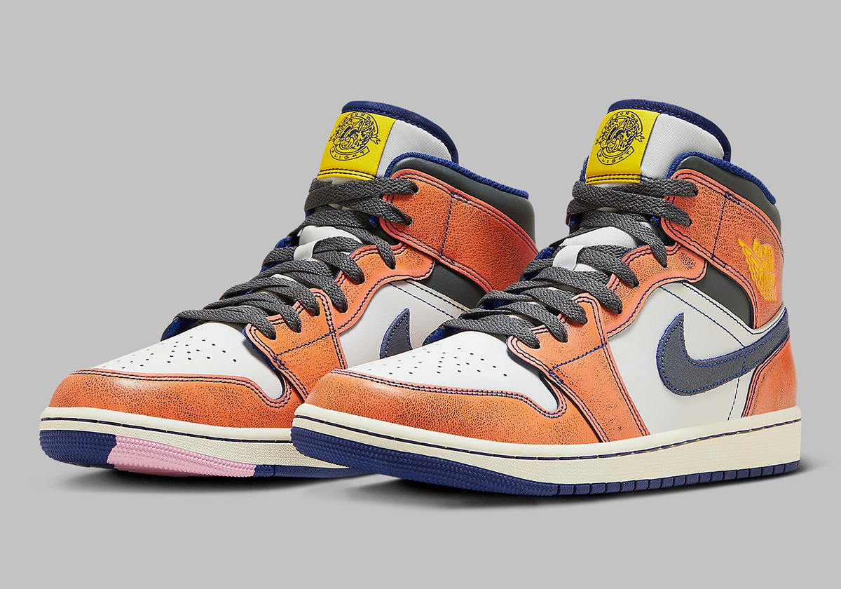 The Air Jordan 1 Mid "Flight" Celebrates Retro Mascots