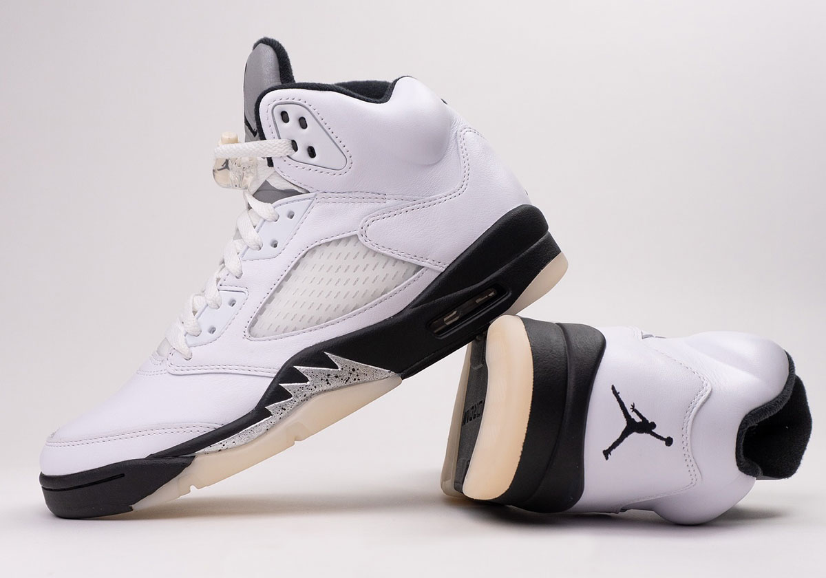 Detailed Images Of The Air Jordan 5 “Reverse Metallic”