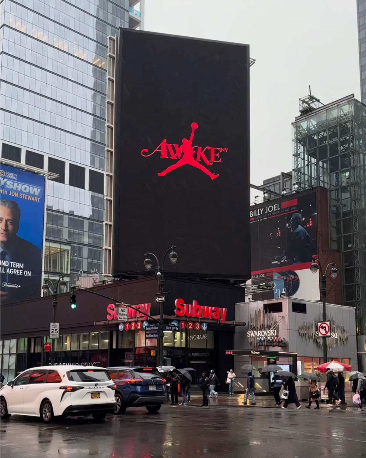 Awake Jordan Air Ship Billboard 34 St