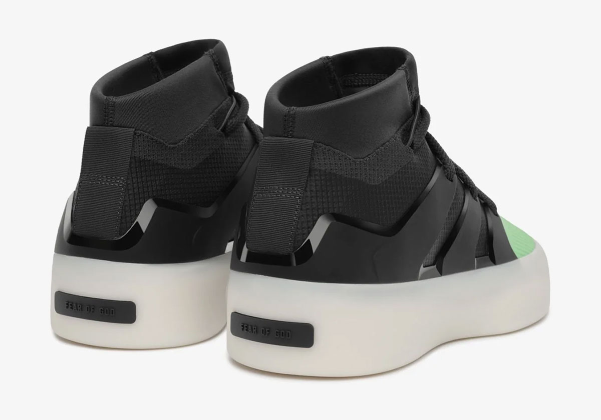 Fear Of God Athletics Adidas Basketball 1 Miami Carbon Miami Green Ih5908 4