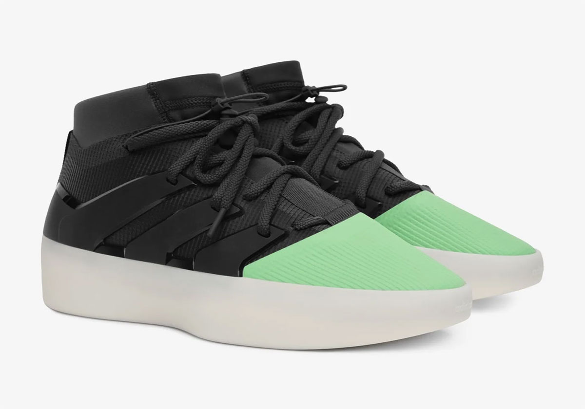 Fear Of God Athletics Adidas Basketball 1 Miami Carbon Miami Green Ih5908 5