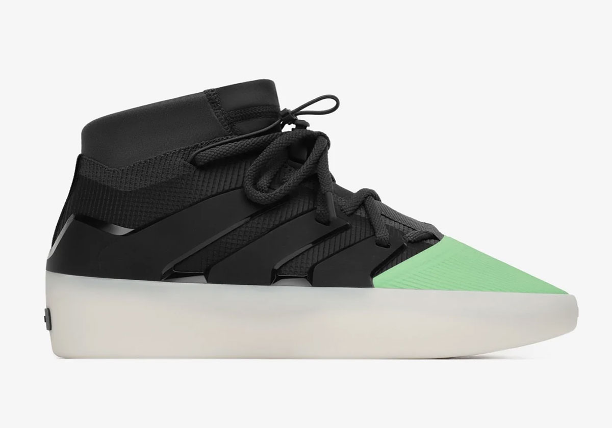 Fear Of God Athletics Adidas Basketball 1 Miami Carbon Miami Green Ih5908 6
