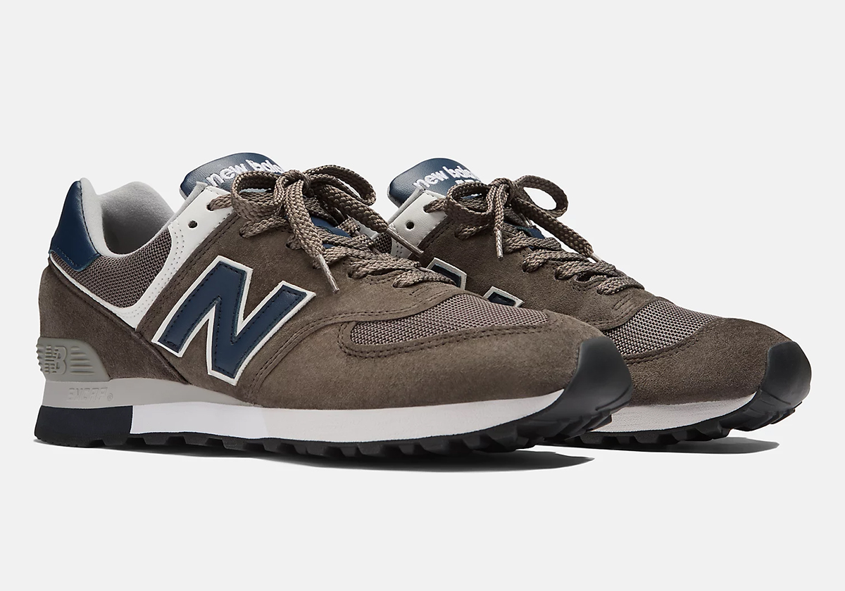 The Made In UK New Balance 576 “Morel/Navy Blazer” Taps In For Spring 2024