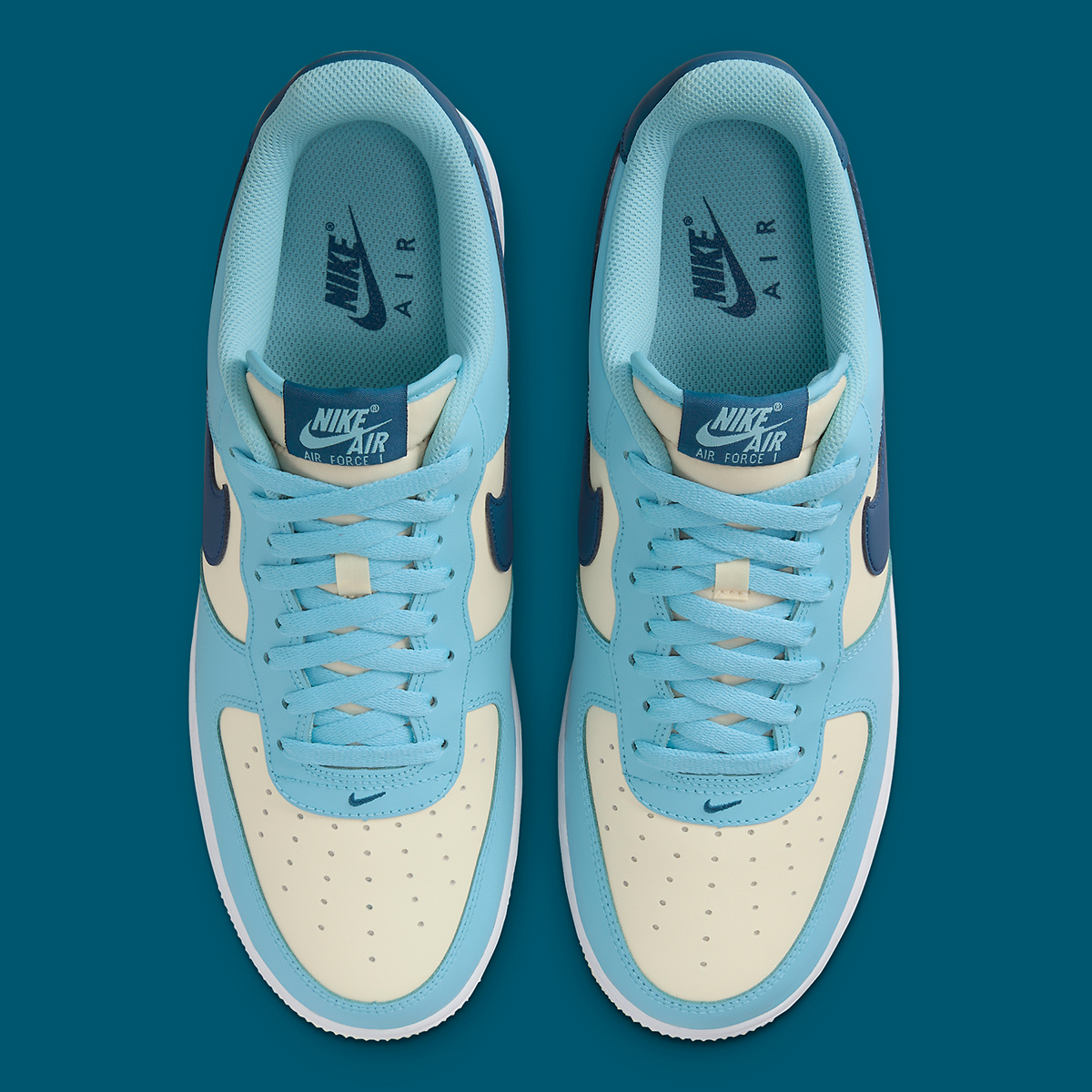 Nike Air Force 1 Low Coconut Milk Aquarius Blue Hf4837 407 4