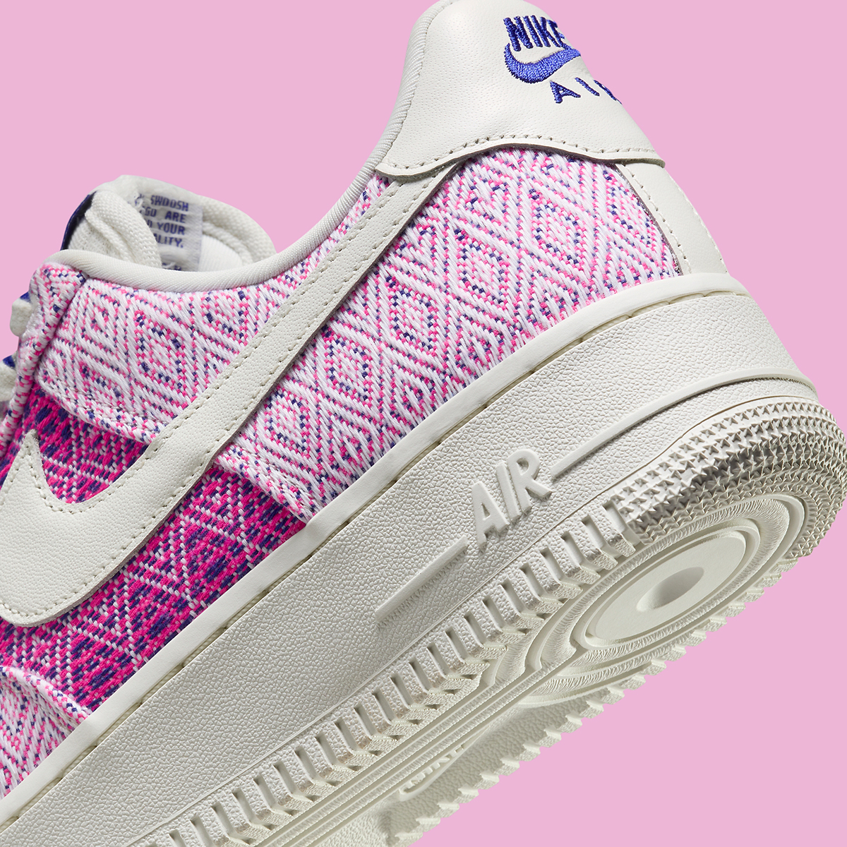 Nike Air Force 1 Low Pink Tapestry Hf5128 902 3