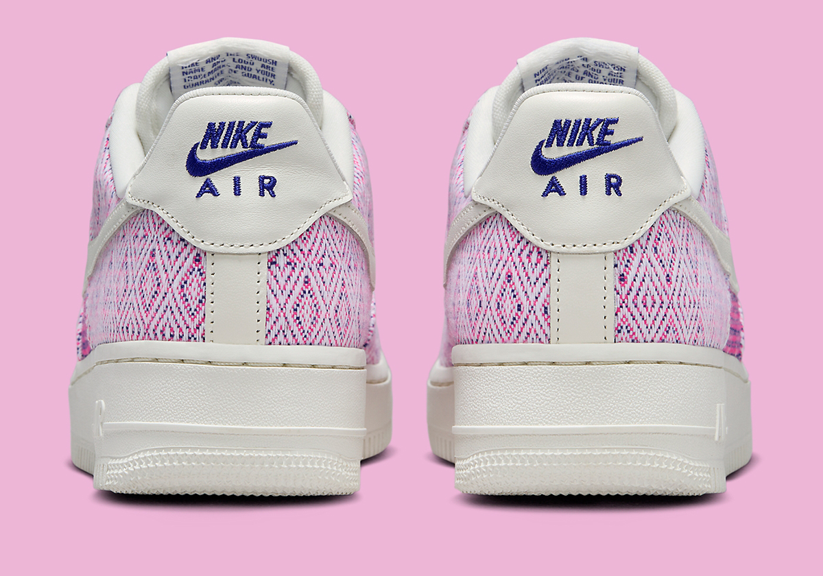 Nike Air Force 1 Low Pink Tapestry Hf5128 902 4