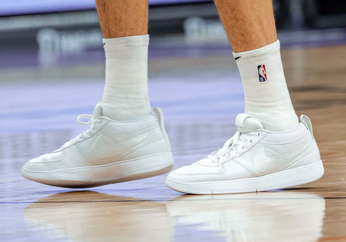 Devin Booker Wears All-White Nike Book 1 "Narcos" PE
