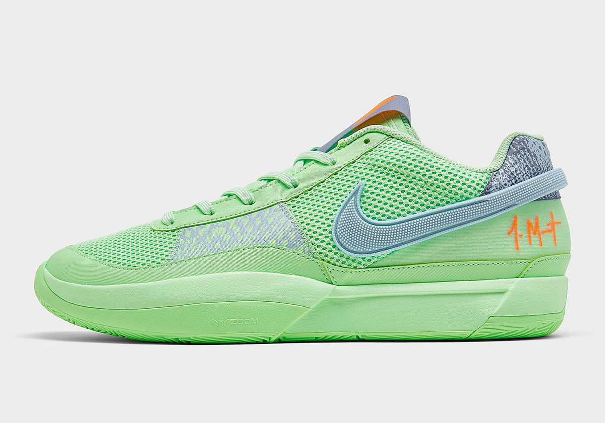 Nike Ja 1 Bright Mandarin Vapor Green Fq4796 800 1