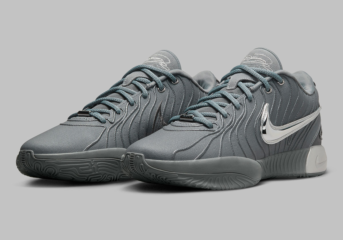 Official Images Of The Nike LeBron 21 “Cool Grey”