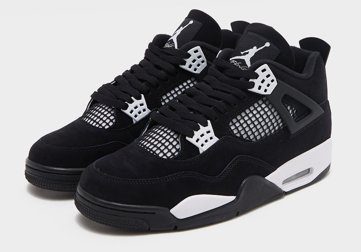 Official Retailer Images Of The Air Jordan 4 "White Thunder"