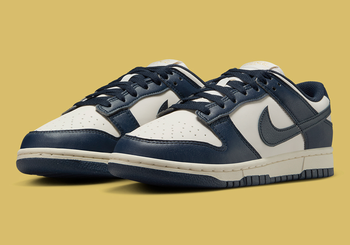 Nike Dunk Low Navy Sail Gold Fz6770 001 4
