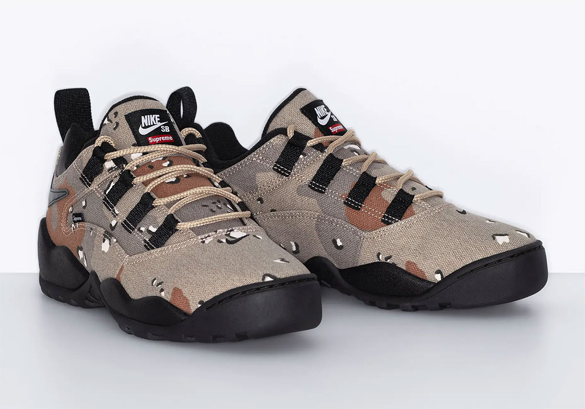 Supreme Nike Sb Darwin Low Camo Release Date 2