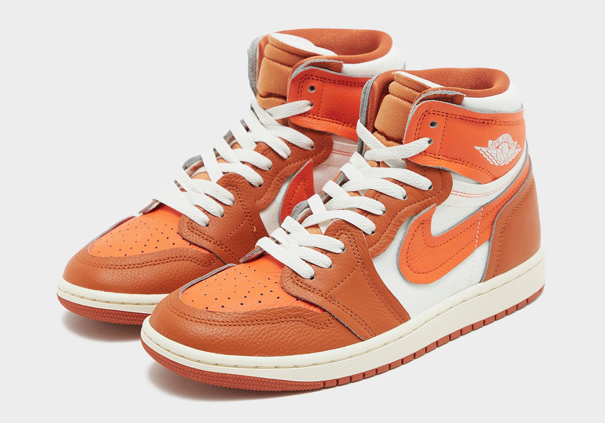 "Safety Orange" Animates The Air Jordan 1 Method Of Make