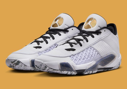 The Air Jordan 38 Low Wears “DMP” Makeup