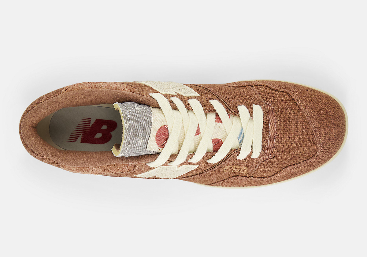 New Balance 550 Pecan Crimson Bb550thb 2