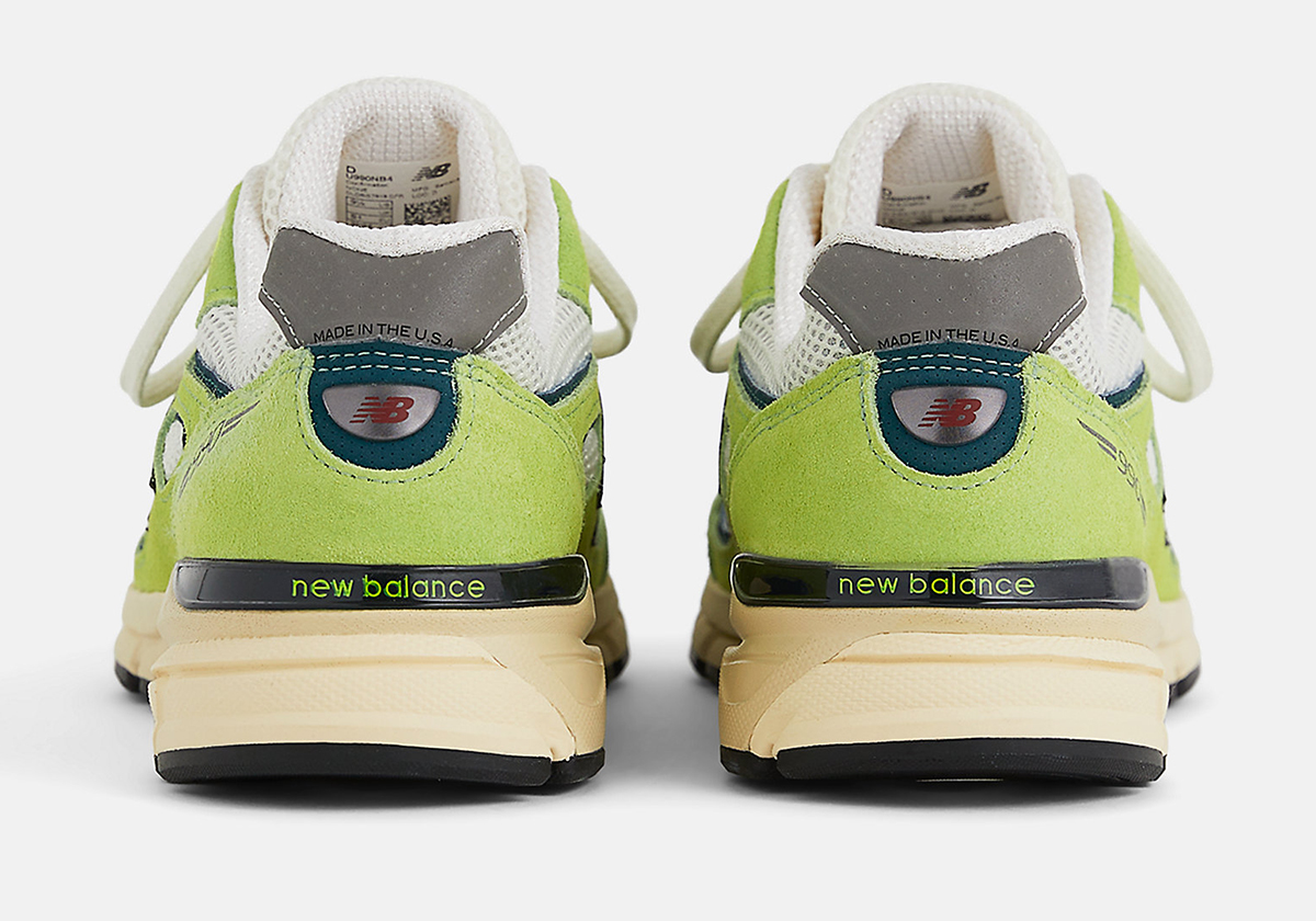 New Balance 990v4 Made In Usa Hi Lite Green U990nb4 6