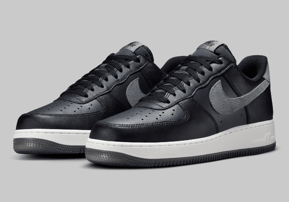 "Smoke Grey" Hits A Nocturnal Nike Air Force 1