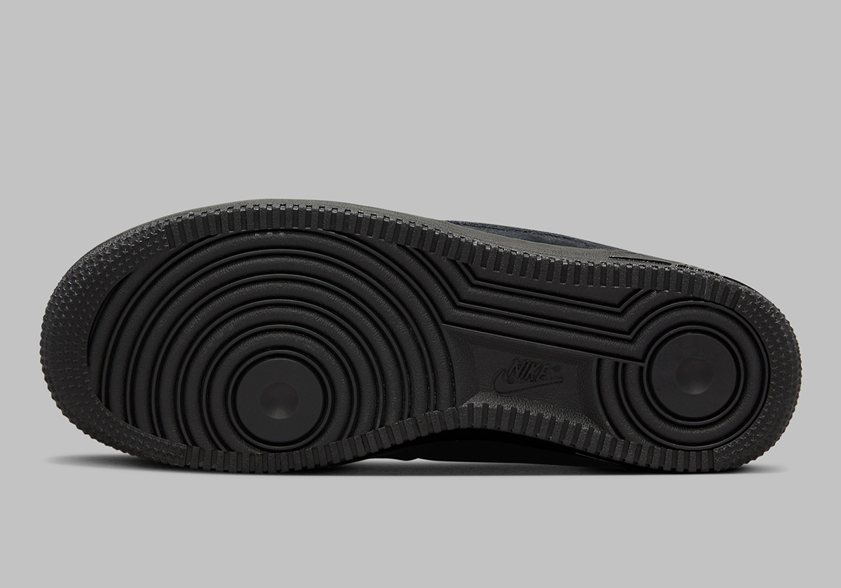 Nike Air Force 1 Low Black Suede Hm9659 001 5
