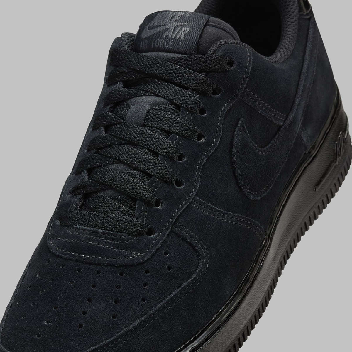 Nike Air Force 1 Low Black Suede Hm9659 001 6