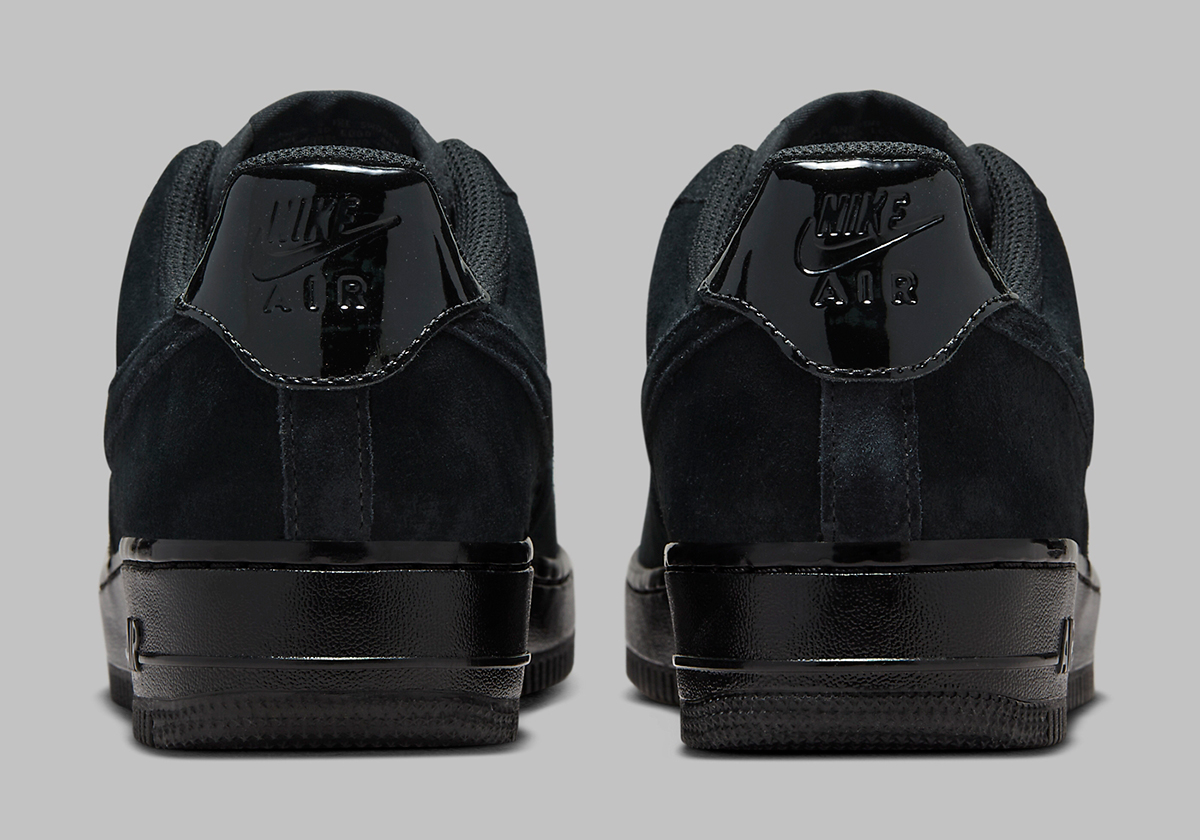 Nike Air Force 1 Low Black Suede Hm9659 001 7