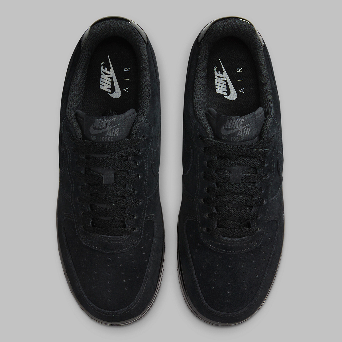 Nike Air Force 1 Low Black Suede Hm9659 001 8