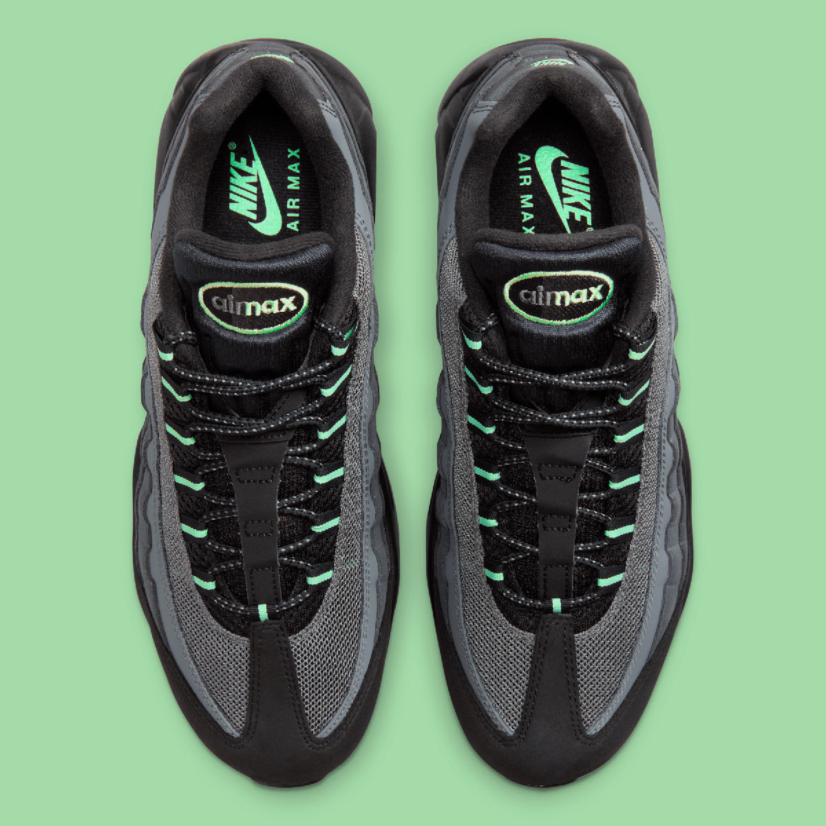 Nike Air Max 95 Black Vapor Green Anthracite Hm0622 001 7