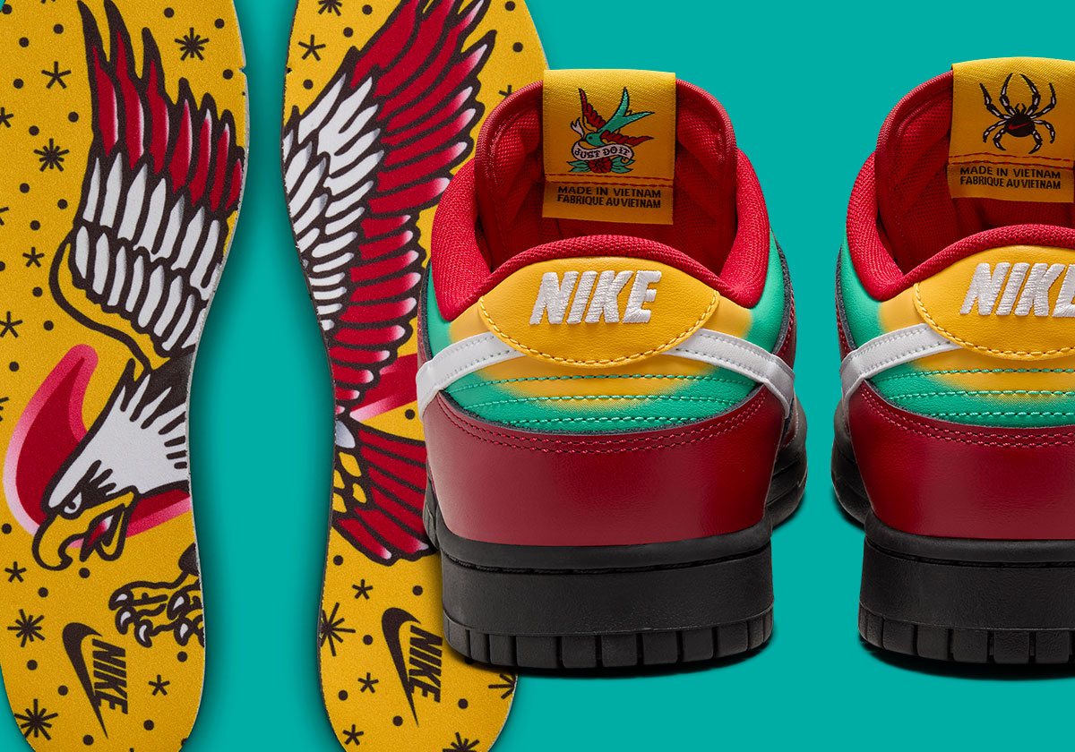 AVAILABLE NOW: Nike Dunk Low "Biker Tattoos"