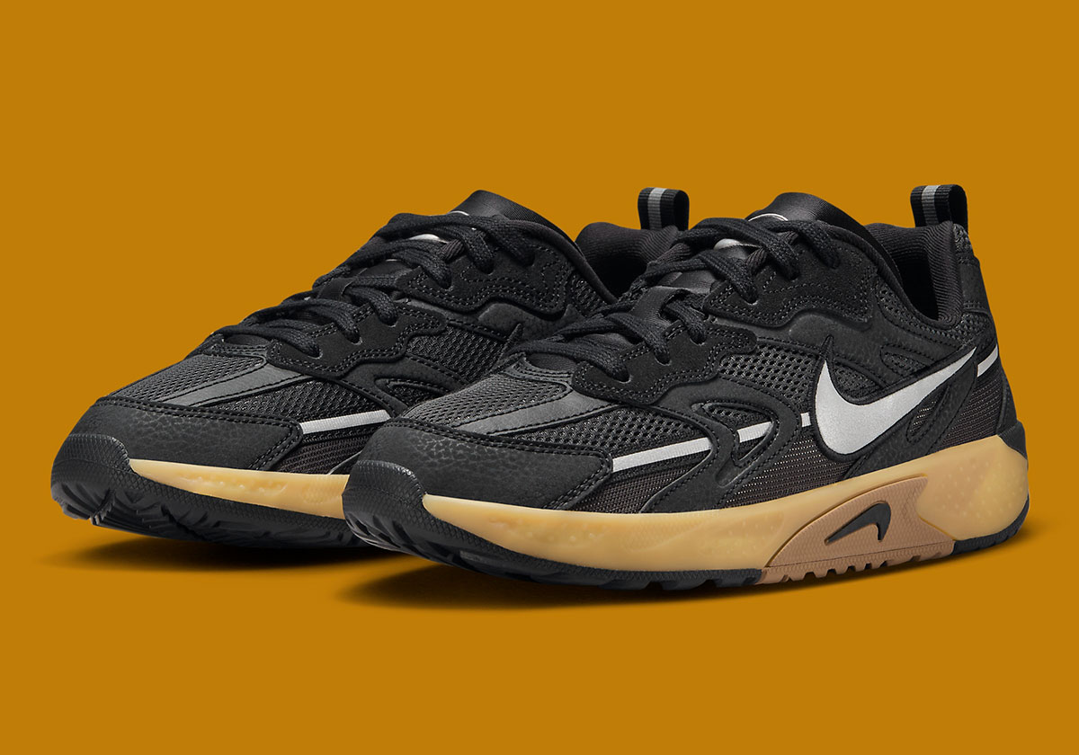 Nike Jam Breakdancing Shoe Black Metallic Silver Gum Light Brown Gum Medium Brown Fn0314 002 3