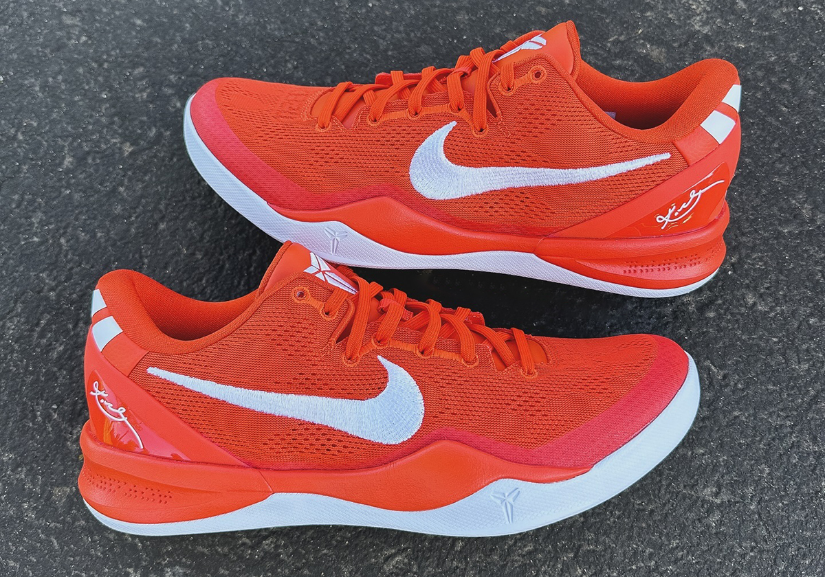 First Look At The Nike Kobe 8 Protro "Orange/White"