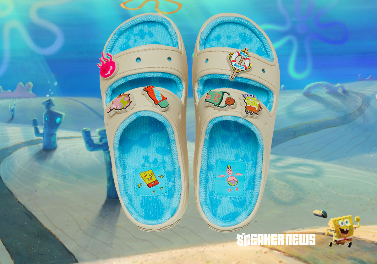 Spongebob Crocs Cozzzy Terry Sandal 209826 2y2 3