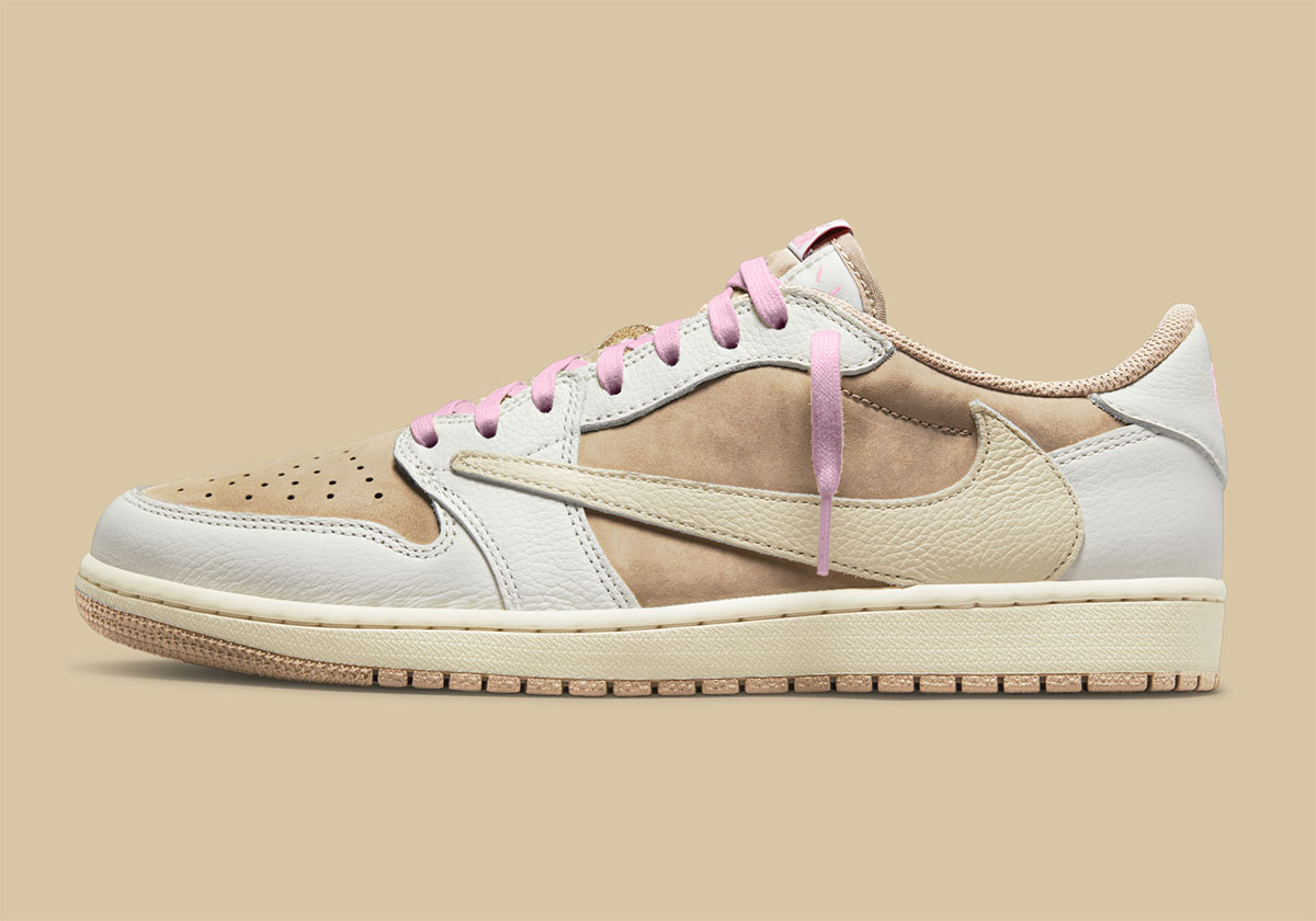 Travis Scott Air Jordan 1 Low Og Sp Sail Shy Pink Dm7866 106 421932