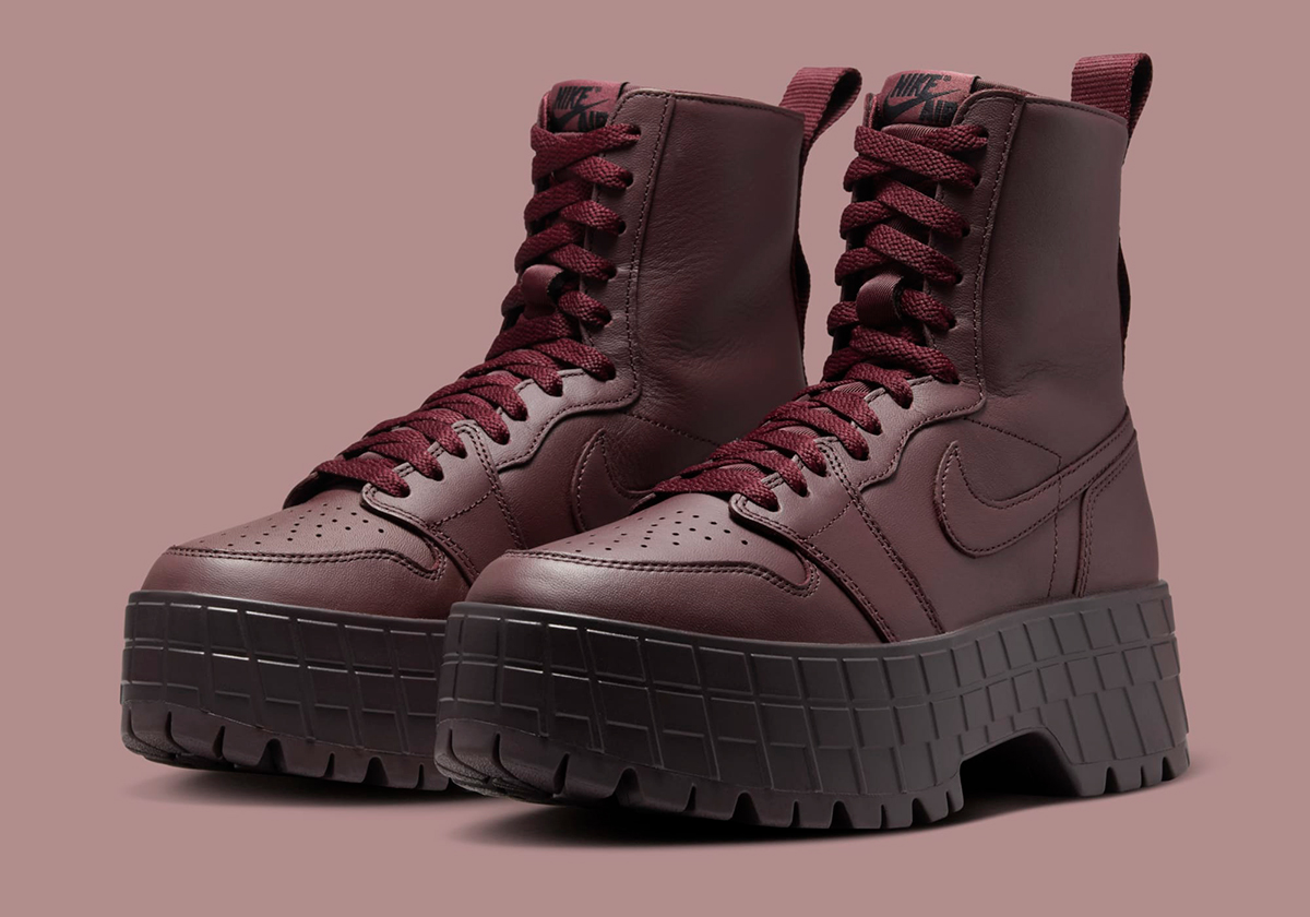 The Air Jordan 1 Brooklyn Surfaces In "Burgundy Crush"