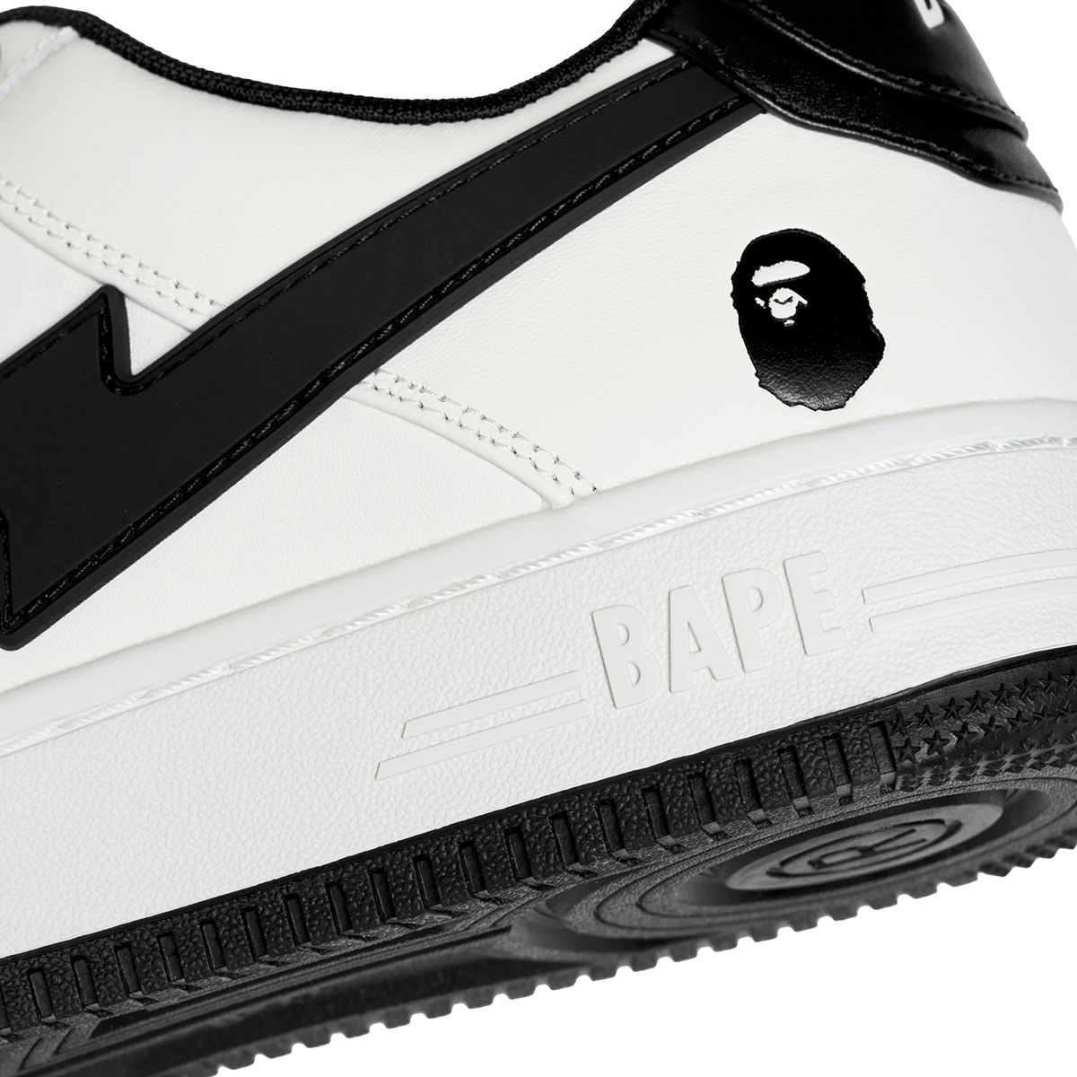 Bape Sta Oversized White Black 6