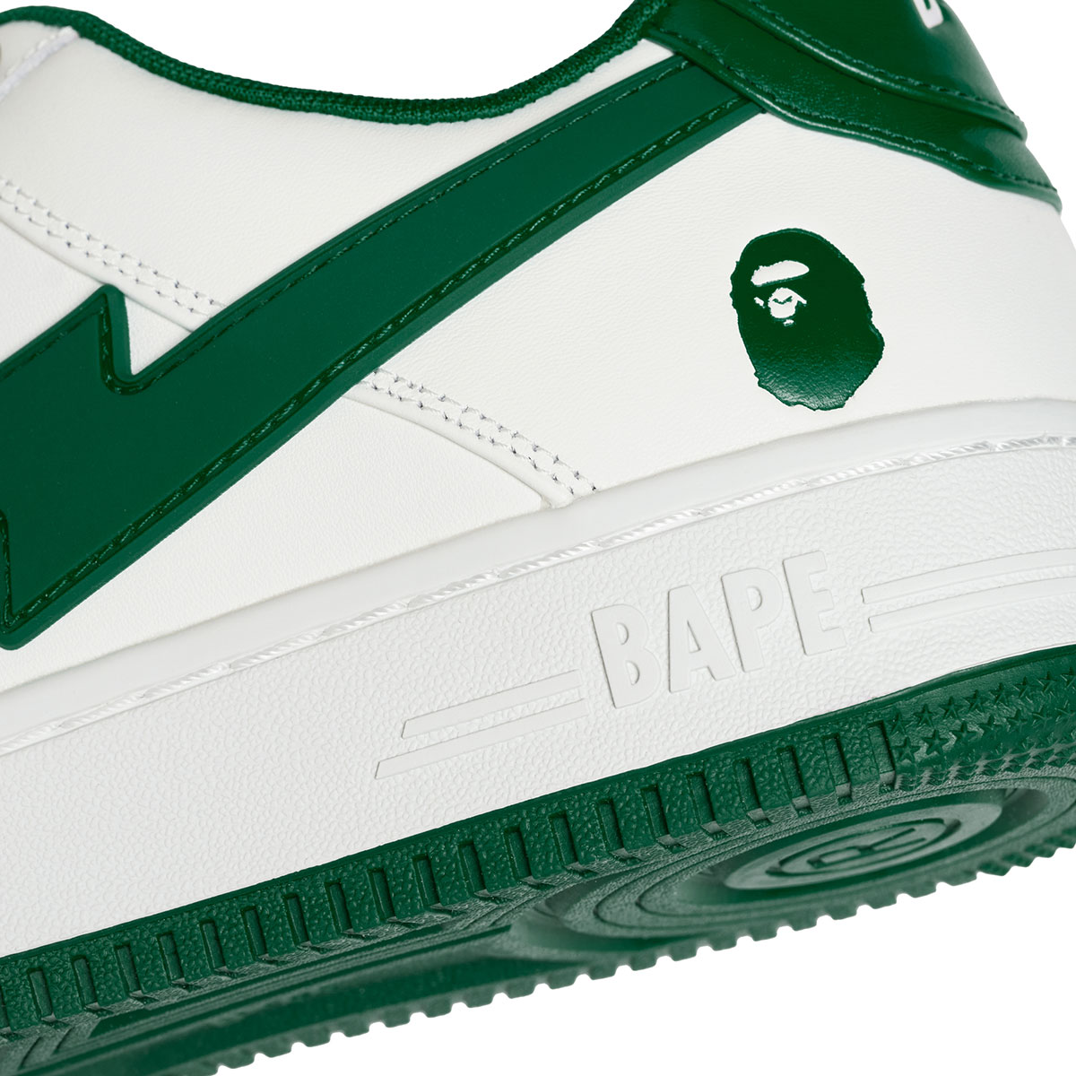 Bape Sta Oversized White Green 5