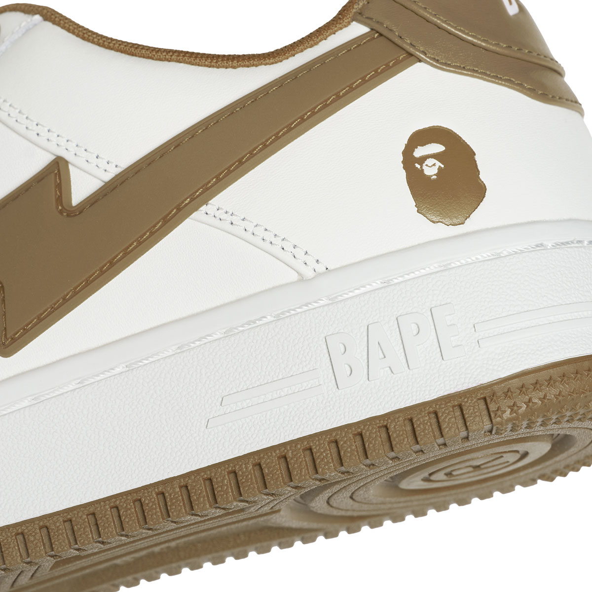 Bape Sta Oversized White Olive 6