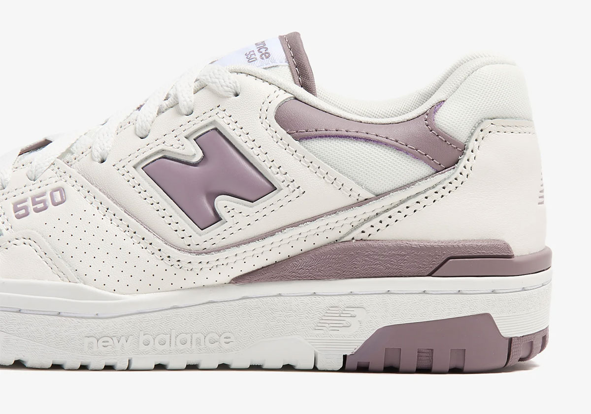 New Balance 550 Womens White Mauve Bbw550ak 1