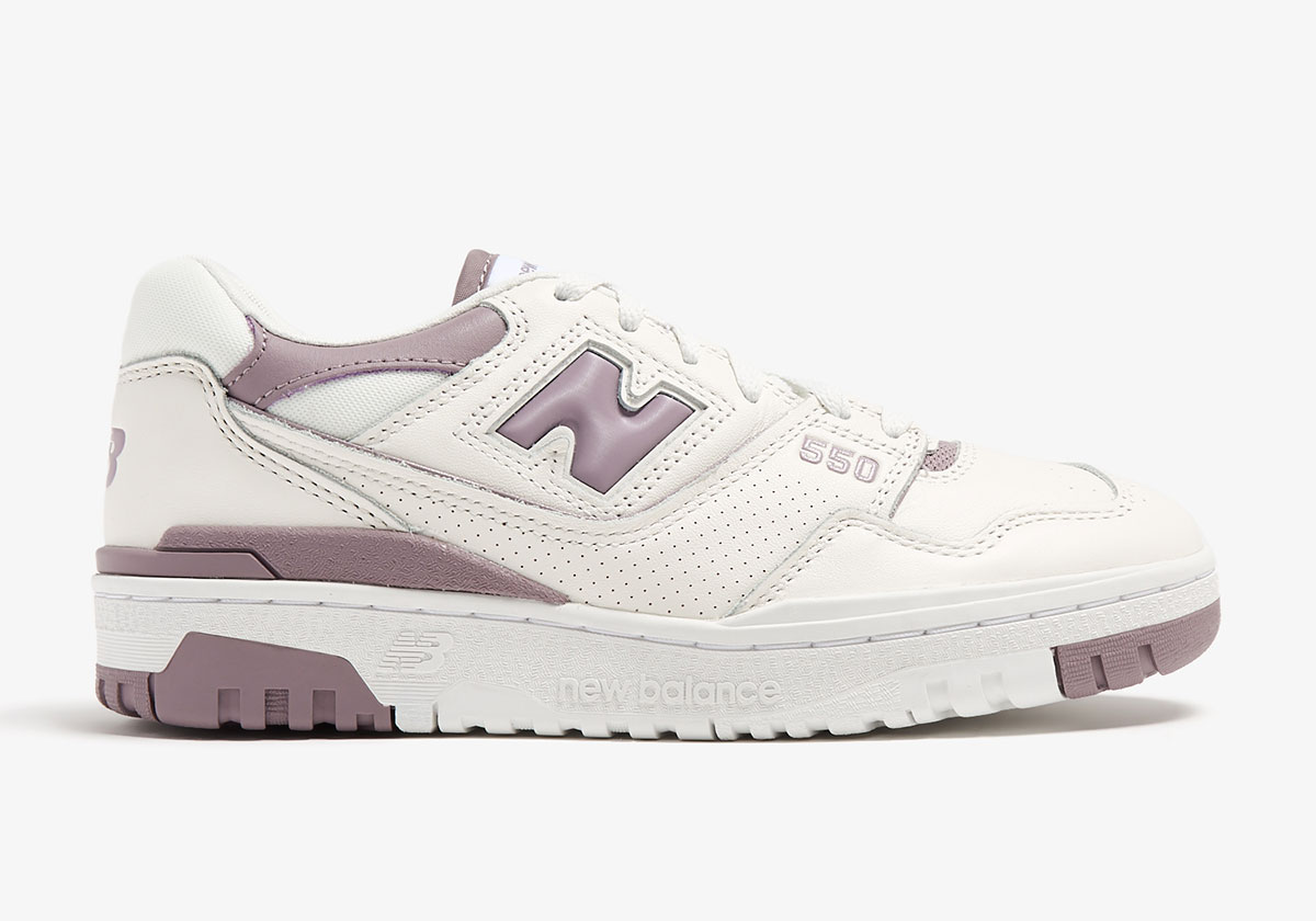New Balance 550 Womens White Mauve Bbw550ak 5
