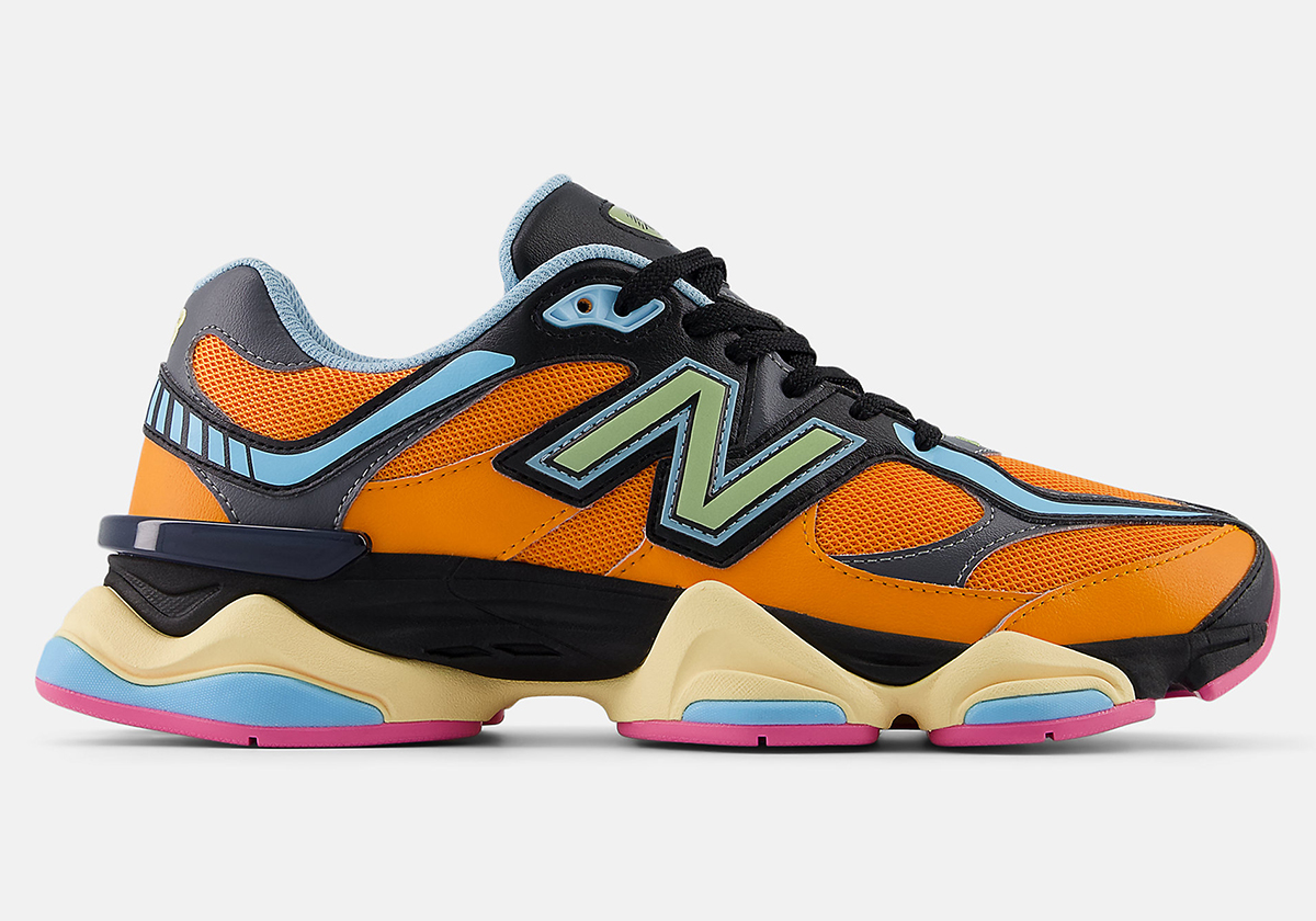 New Balance 9060 Orange Blue Pink U9060ogb 4